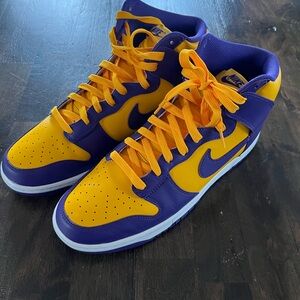 Nike Dunk High Lakers